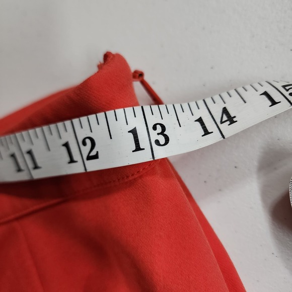 Frances Valentine Lucy Pant Japanese Stretch Blend in Orange Size 0 NWT - Picture 7 of 9